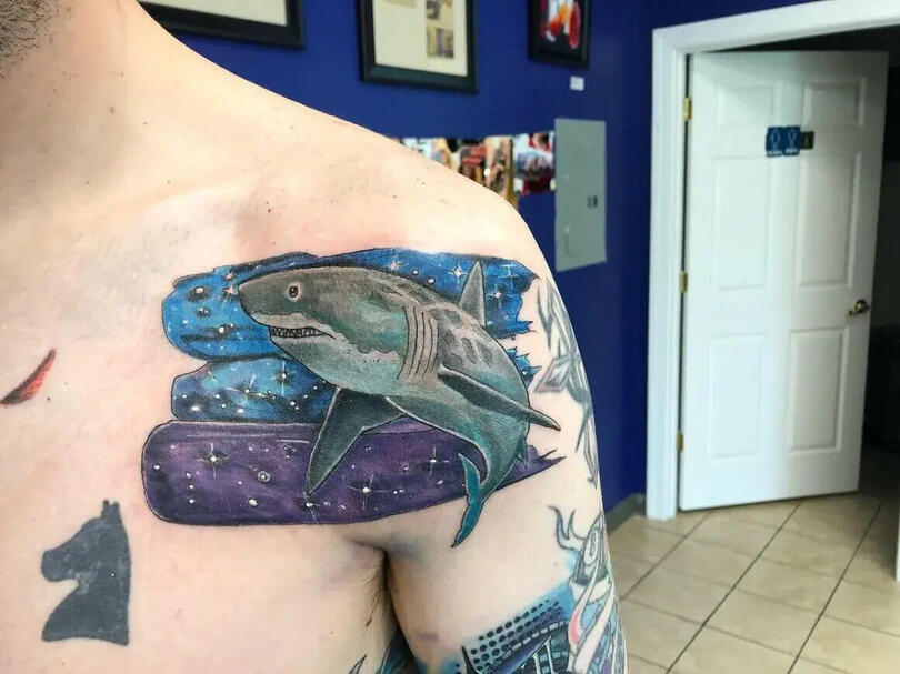 Shark tattoo